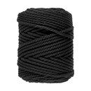 Lammy Yarns - Macrame 10 - 001 zwart