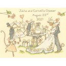 Borduurpakket Anita Jeram - Mice day for a white wedding