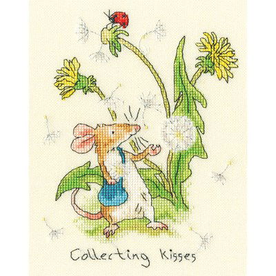 Borduurpakket Anita Jeram - Collecting Kisses