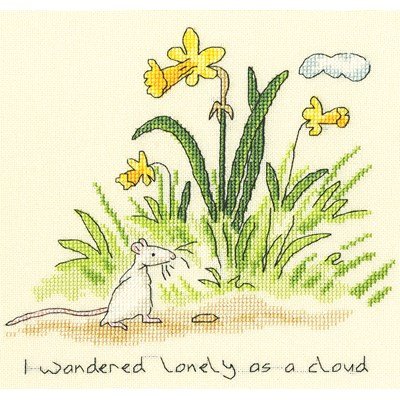 Borduurpakket Anita Jeram - Lonely as a Cloud