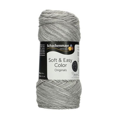 Schachenmayr Soft and Easy color 82 grijs gemeleerd op=op 