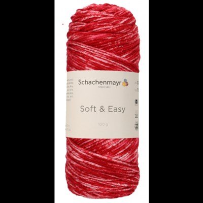 Schachenmayr Soft and Easy color 00088 rood op=op uit collectie 