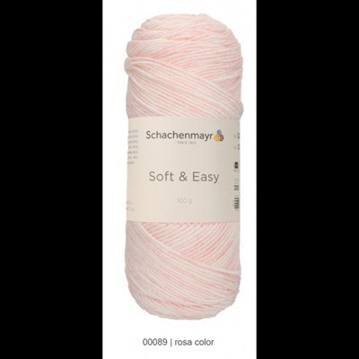 Schachenmayr Soft and Easy color 00089 zalm op=op uit collectie 