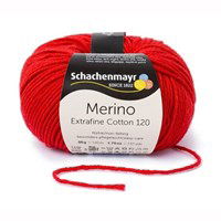 Schachenmayr Merino Extrafine Cotton 120 - 530 rood (op=op)