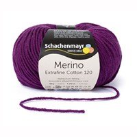 Schachenmayr Merino Extrafine Cotton 120 - 549 paars (op=op)