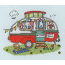 Borduurpakket vakantie - Sew Dinky Caravan