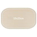 Tasbodem rechthoek 15 a 25 cm hout