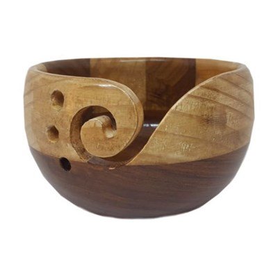 Kluwenhouder - yarn bowl multi hout 14 a 8 cm 78563