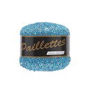 Lammy Yarns Paillettes 411 blauw aqua