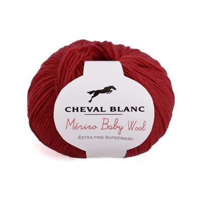 Cheval Blanc Merino Baby Wool 004 coquelicot op=op uit collectie 