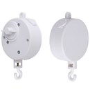 Muziekdoosje rond - wit Schuberts Lullaby met draailus