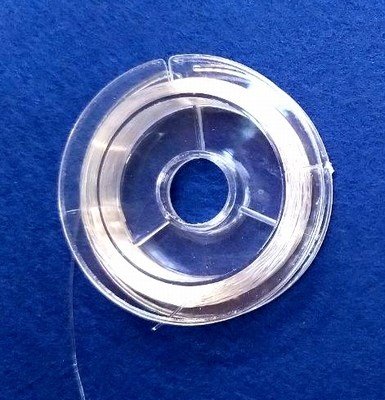 Nylondraad elastisch 0,5 mm transparant - 10 meter