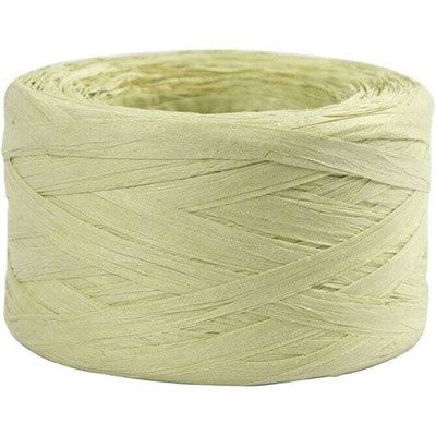 Raffia papier 503295 groen 7-8 mm 100 meter op=op uit collectie 