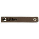 Leren Label - With Love 002 Groen 100 a 15 mm (2 stuks)