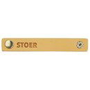 Leren Label - Stoer 001 Naturel 100 a 15 mm (2 stuks)