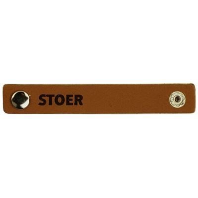 Leren Label - Stoer 004 Cognac 100 a 15 mm 2 stuks 