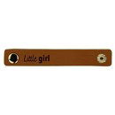 Leren Label - Little Girl 004 cognac 100 a 15 mm (2 stuks)