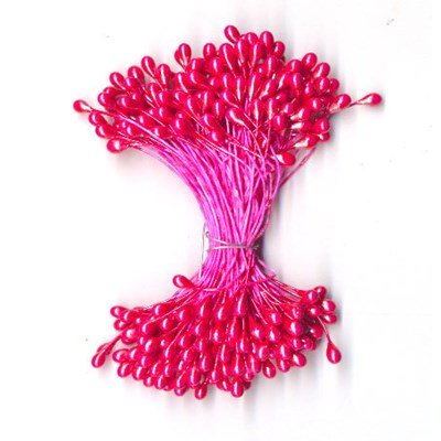 Meeldraden pink 1 mm ca 144 stuks 