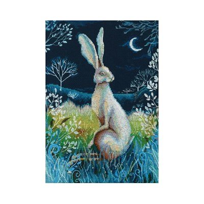 Borduurpakket dieren - Hare by Night