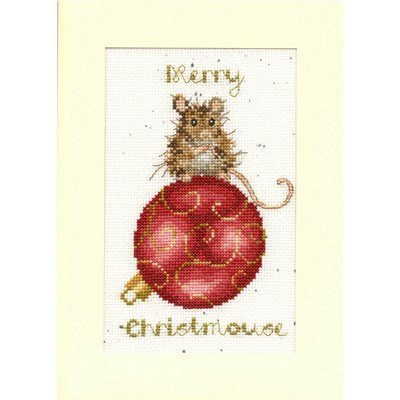 Borduurpakket kerst - Hannah Dale Merry Christmouse