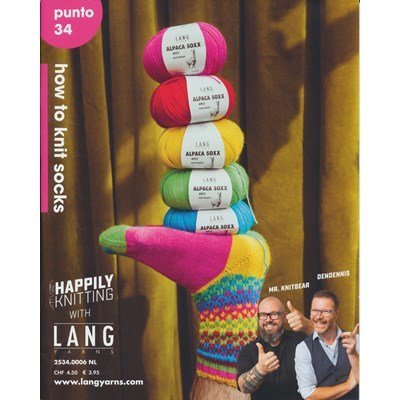 Lang Yarns Punto 34 How to knit socks - Duits