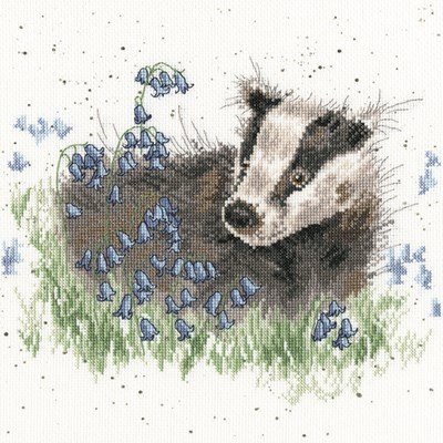 Borduurpakket dieren - Hannah Dale Bluebell Wood