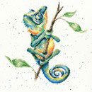 Borduurpakket dieren - Hannah Dale One In a Chameleon