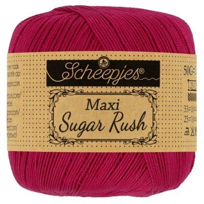 Scheepjes Maxi Sugar Rush 192 scarlet -50 gram op=op 