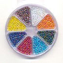 rocailles assortiment - 8 kleuren rainbow 1002