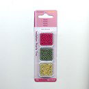 kraal 3 mm kerst - 3 kleuren 0314
