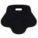 Bijtring dierenpoot met noppen zwart 000 (2 stuks)