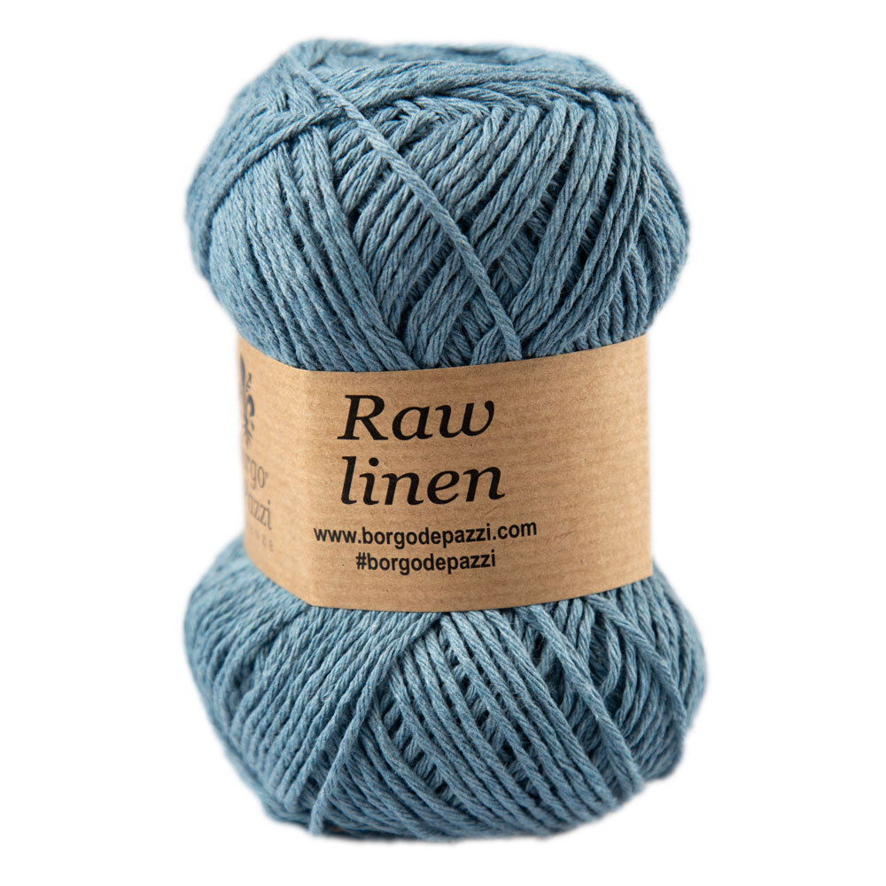 Borgo de Pazzi Raw Linen 206 jeans blauw op=op uit collectie