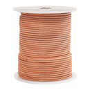 Koord leer 1 mm cognac - 1 meter