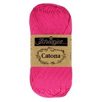 Scheepjes Catona 604 Neon Pink (25 gram)