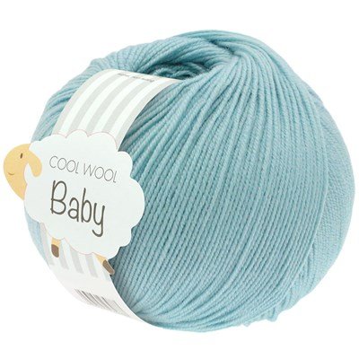 Lana Grossa Cool Wool Baby 261 licht mint blauw opruiming 