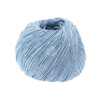 Lana Grossa Solo Lino 46 licht jeans blauw
