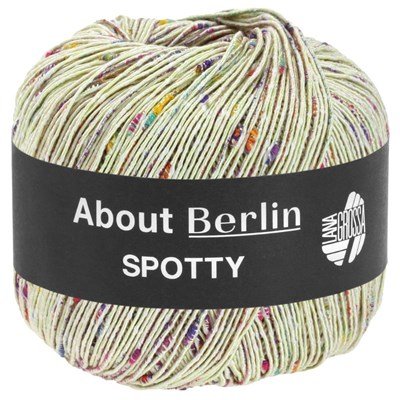 Lana Grossa About Berlin Spotty 17 groen geel op=op uit collectie 