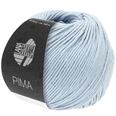 Lana Grossa Pima 34 licht blauw grijs op=op 