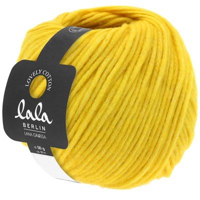 Lana Grossa Lala berlin lovely cotton 15 geel opruiming 