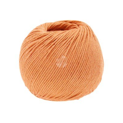Lana Grossa Soft Cotton 26 licht oranje opruiming 