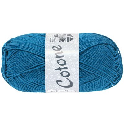 Lana Grossa Cotone 091 oud aqua blauw
