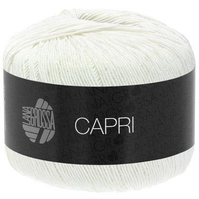 Lana Grossa Capri 01 wit opruiming 