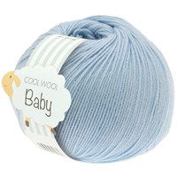 Lana Grossa Cool Wool Baby 208 ijsblauw (opruiming)