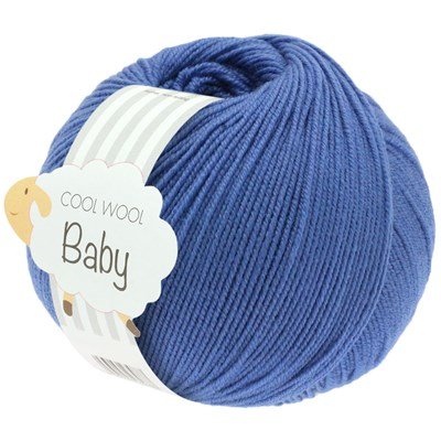Lana Grossa Cool Wool Baby 209 helder blauw op=op uit collectie 