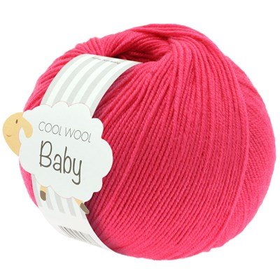 Lana Grossa Cool Wool Baby 269 rood roze opruiming 