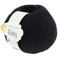 Lana Grossa Cool Wool Baby 278 zwart (opruiming)