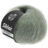 Lana Grossa Silkhair 105 grijs groen