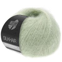 Lana Grossa Silkhair 140 grijs groen