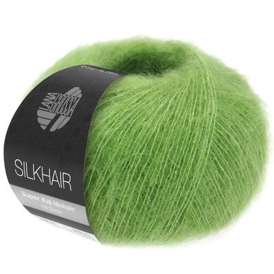 Lana Grossa Silkhair 167 lente groen opruiming 