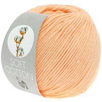 Lana Grossa Soft cotton 01 zalm roze (opruiming)